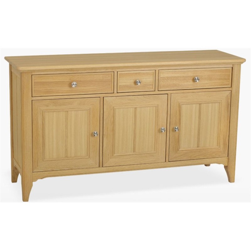 Stag New England Dining - Oak Wide Sideboard 3 Door Stag New England Dining - Oak Wide Sideboard 3 Door