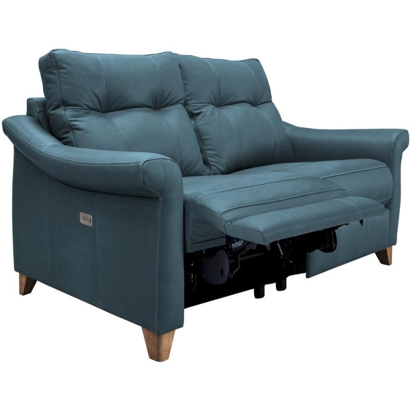 Riley (Leather) Small Sofa Elec Rec DBL with USB Riley (Leather) Small Sofa Elec Rec DBL with USB