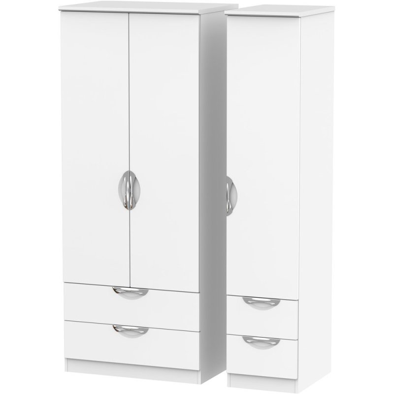 Galahad Triple 2 Drawer + Drawer Robe Galahad Triple 2 Drawer + Drawer Robe