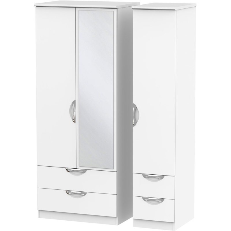 Galahad Triple 2 Drawer Mirror + Drawer Robe Galahad Triple 2 Drawer Mirror + Drawer Robe