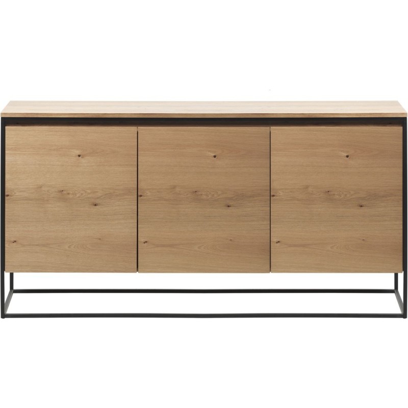 Remi Natural Oak Sideboard 3 Section Remi Natural Oak Sideboard 3 Section