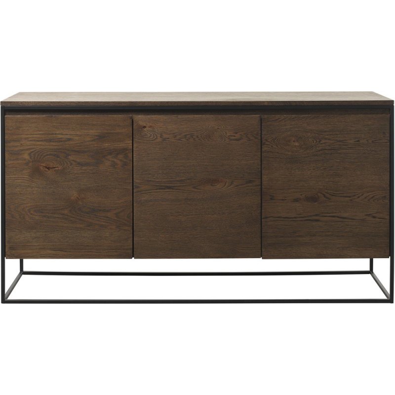 Remi Smoked Oak Sideboard 3 Section Remi Smoked Oak Sideboard 3 Section