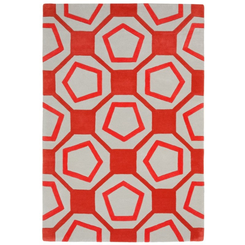 Hand Tufted Octave Coral Hand Tufted Octave Coral