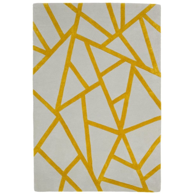 Hand Tufted Tilt Yellow Hand Tufted Tilt Yellow