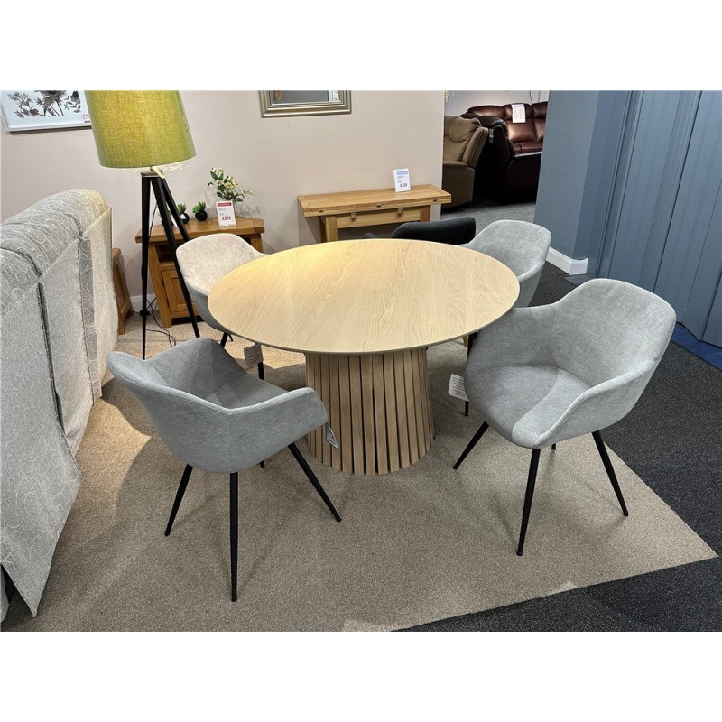Clearance - Dining Christo Table and 4x Noella Chairs Clearance - Dining Christo Table and 4x Noella Chairs