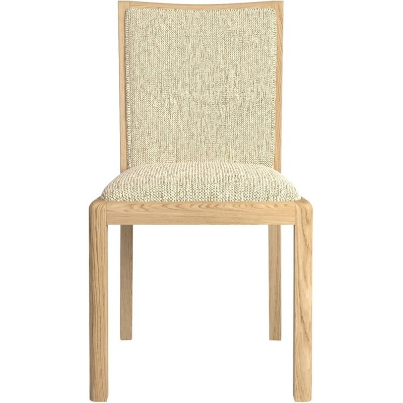 Malmo Upholstered Back Chair Natural Fabric Malmo Upholstered Back Chair Natural Fabric