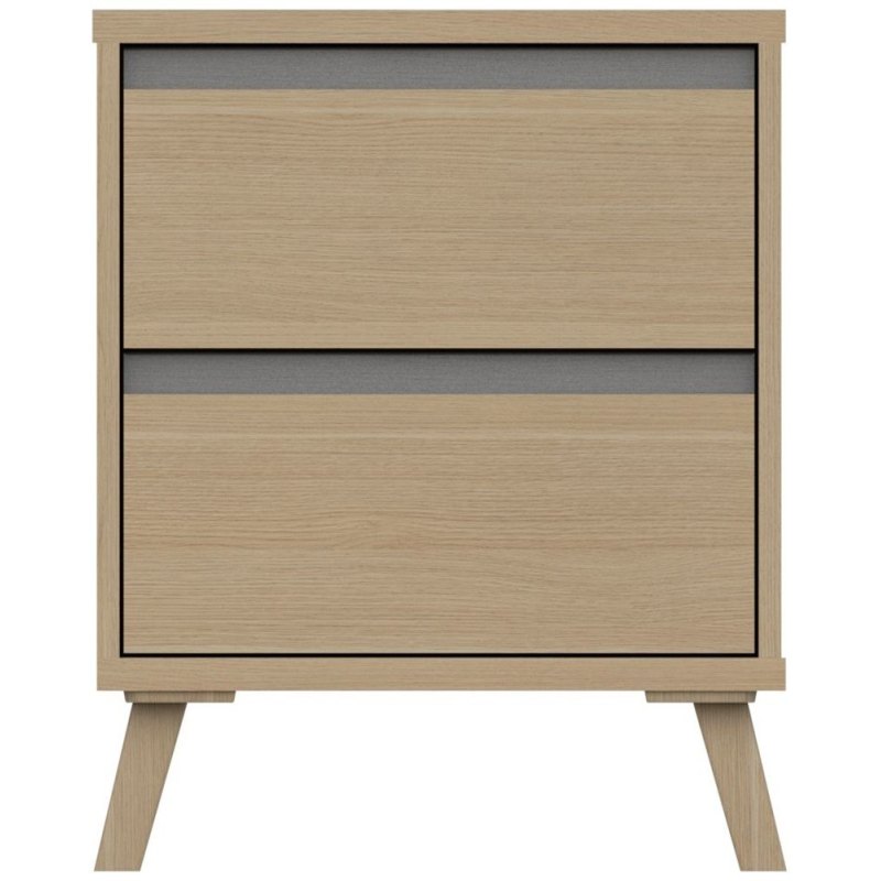Trotton 2 Drawer Bedside Chest Trotton 2 Drawer Bedside Chest