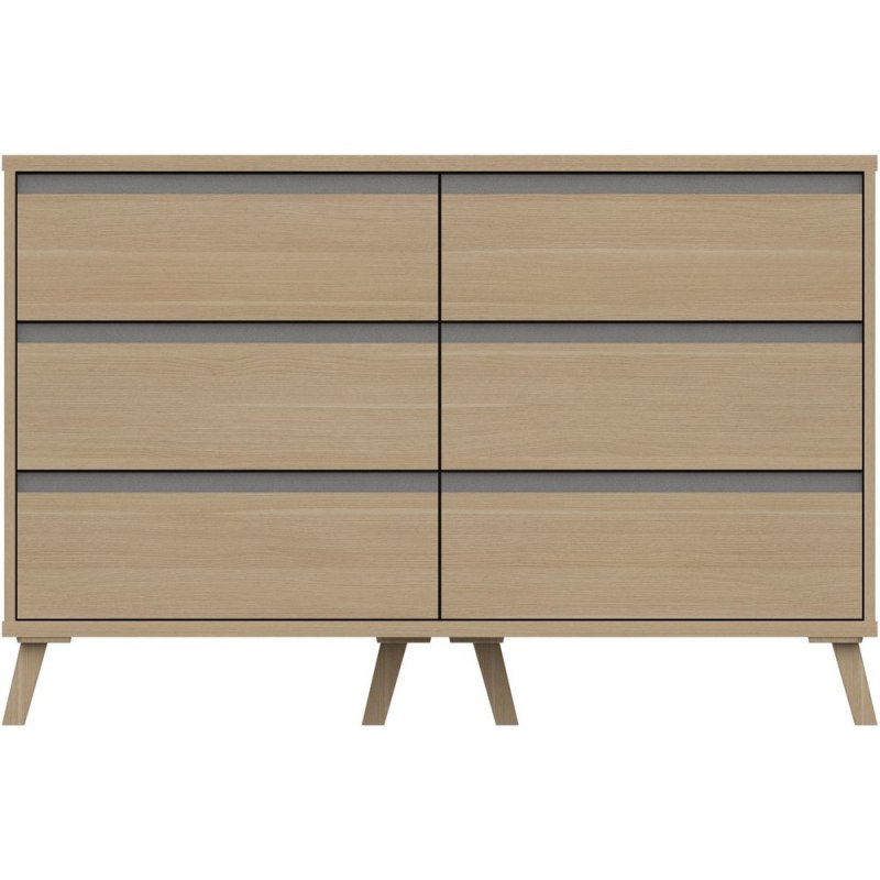 Trotton 3 Drawer Double Chest Trotton 3 Drawer Double Chest