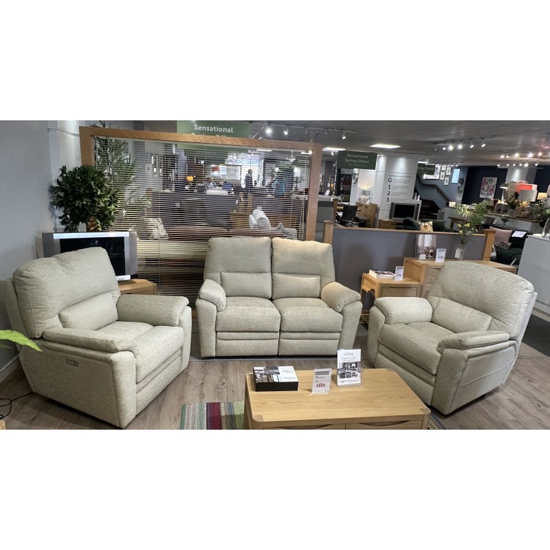 Clearance - Parker Knoll Hampton 2 Seater power Recliner Sofa and 2x Power Recliner Chairs with Rech Clearance - Parker Knoll Hampton 2 Seater power Recliner Sofa and 2x Power Recliner Chairs with Rech
