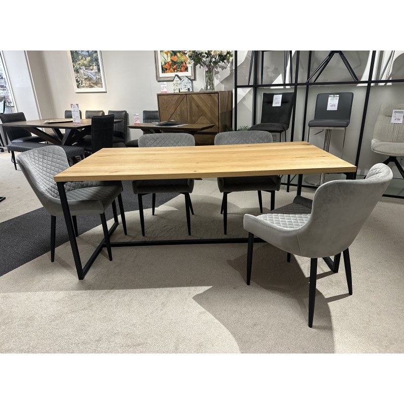 Clearance - Remi 180cm Dining Table and 4 Ottowa Chairs Clearance - Remi 180cm Dining Table and 4 Ottowa Chairs