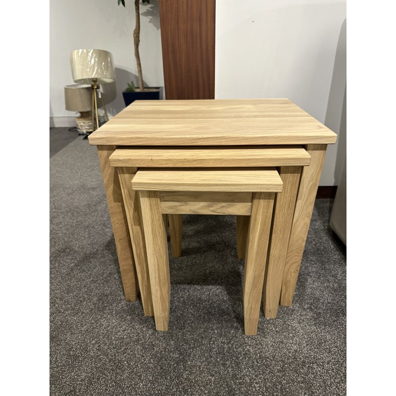 Clearance - Veneto Solid Oak Nest Clearance - Veneto Solid Oak Nest