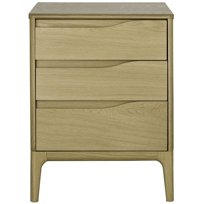 Rimini 3 Drawer Bedside Cabinet Rimini 3 Drawer Bedside Cabinet