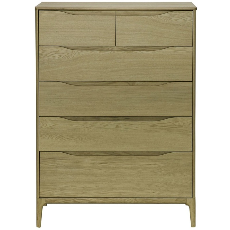 Rimini 6 Drawer Tall Wide Chest Rimini 6 Drawer Tall Wide Chest