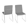 Contemporary Dining Kitos Dining Chair Grey PU