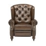 Chesterfield Wing Chair Power Recliner