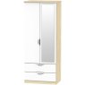 Galahad 2ft 6in 2 Drawer Mirror Robe Galahad 2ft 6in 2 Drawer Mirror Robe