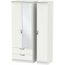 Galahad Tall Triple 2 Drawer Mirror Robe Galahad Tall Triple 2 Drawer Mirror Robe