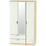 Galahad Tall Triple 2 Drawer Mirror Robe Galahad Tall Triple 2 Drawer Mirror Robe