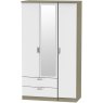 Galahad Tall Triple 2 Drawer Mirror Robe Galahad Tall Triple 2 Drawer Mirror Robe