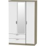 Galahad Triple 2 Drawer Mirror Robe Galahad Triple 2 Drawer Mirror Robe