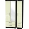 Lancelot Tall Triple 2 Drawer Mirror + Drawer Robe Lancelot Tall Triple 2 Drawer Mirror + Drawer Robe