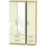 Lancelot Tall Triple 2 Drawer Mirror + Drawer Robe Lancelot Tall Triple 2 Drawer Mirror + Drawer Robe