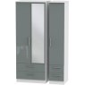 Lancelot Tall Triple 2 Drawer Mirror + Drawer Robe Lancelot Tall Triple 2 Drawer Mirror + Drawer Robe