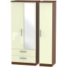 Lancelot Triple 2 Drawer Mirror Robe Lancelot Triple 2 Drawer Mirror Robe