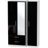 Lancelot Triple 2 Drawer Mirror Robe Lancelot Triple 2 Drawer Mirror Robe