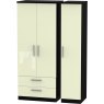 Lancelot Triple 2 Drawer Robe Lancelot Triple 2 Drawer Robe