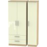 Lancelot Triple 2 Drawer Robe Lancelot Triple 2 Drawer Robe