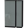 Lancelot Triple 2 Drawer Robe Lancelot Triple 2 Drawer Robe