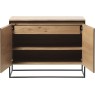 Remi Natural Oak Sideboard 2 Section Remi Natural Oak Sideboard 2 Section