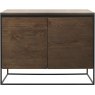 Remi Smoked Oak Sideboard 2 Section Remi Smoked Oak Sideboard 2 Section