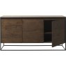 Remi Smoked Oak Sideboard 3 Section Remi Smoked Oak Sideboard 3 Section