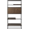 Remi Smoked Oak Tall Bookcase Remi Smoked Oak Tall Bookcase