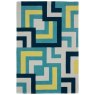 Hand Tufted Puzzle Lemongrass
