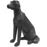 Present Time Home Decor Statue Origami Dog Sitting Back