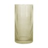 Present Time Home Decor Vase Allure Straight Moss Green