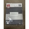 Clearance - Linen Bianca Cotton Soft Grey Striped Single Duvet Set includes pillowcase