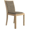 Malmo Upholstered Back Chair Grey Fabric Malmo Upholstered Back Chair Grey Fabric