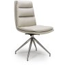 Biloxi Nobo Swivel Chair Brushed Steel (K/D) Brushed Steel Legs Biloxi Nobo Swivel Chair Brushed Steel (K/D) Brushed Steel Legs