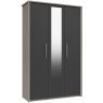 Aldwick Tall 3 Door Robe with Mirror - (FLAT PACK) requires assembly Aldwick Tall 3 Door Robe with Mirror - (FLAT PACK) requires assembly