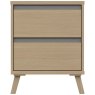 Trotton 2 Drawer Bedside Chest Trotton 2 Drawer Bedside Chest