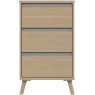 Trotton 3 Drawer Bedside Chest Trotton 3 Drawer Bedside Chest