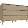 Trotton 3 Drawer Double Chest Trotton 3 Drawer Double Chest