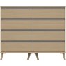 Trotton 4 Drawer Double Chest Trotton 4 Drawer Double Chest