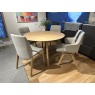 Clearance - Bordeaux Circular Extending Table with 4 Mint Chairs