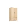 Katerina 2 Door I Drawer Wardrobe Katerina 2 Door I Drawer Wardrobe