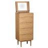 G Plan Winchester 5 Drawer Tall Chest with Mirror G Plan Winchester 5 Drawer Tall Chest with Mirror
